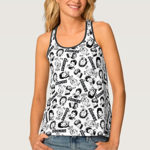 The Goonies Characters Pattern Tank Top