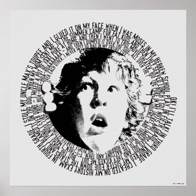 The Goonies Chunk Confession Graphic Poster (Front)