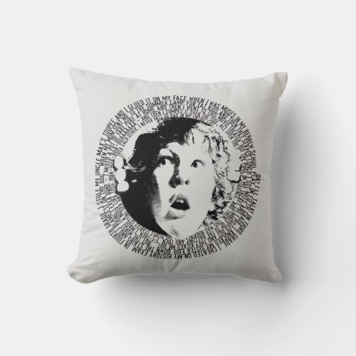 The Goonies Chunk Confession Graphic Throw Pillow