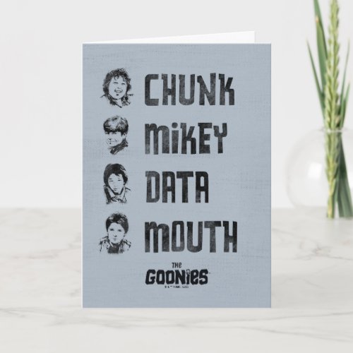 The Goonies  Chunk Mikey Data Mouth Card