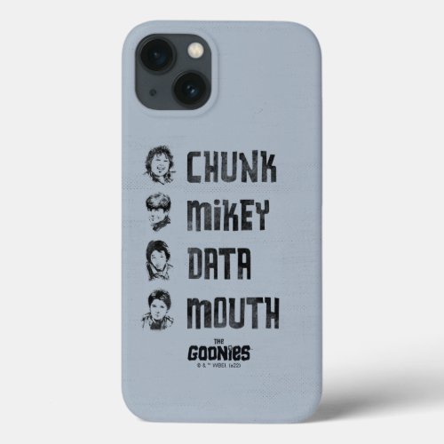The Goonies  Chunk Mikey Data Mouth iPhone 13 Case