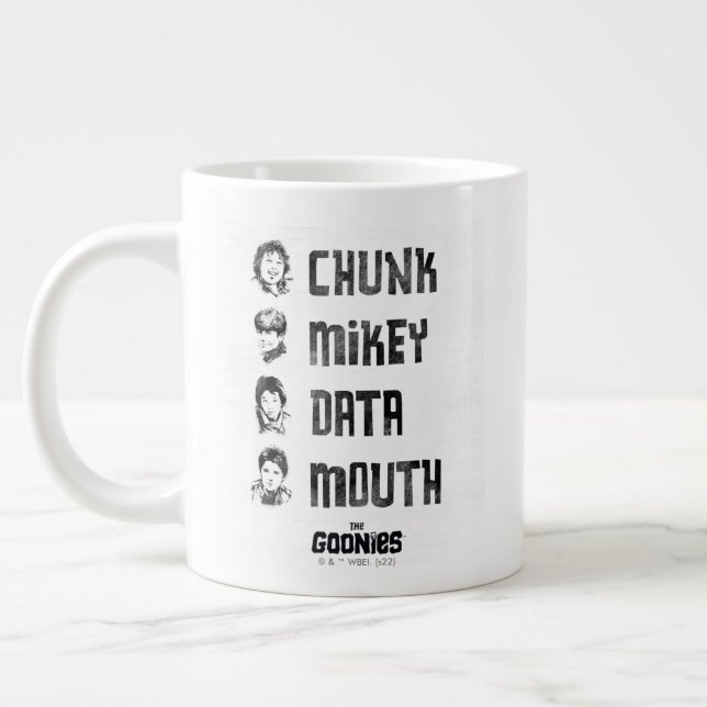 The Goonies | Chunk, Mikey, Data, Mouth Giant Coffee Mug (Left)