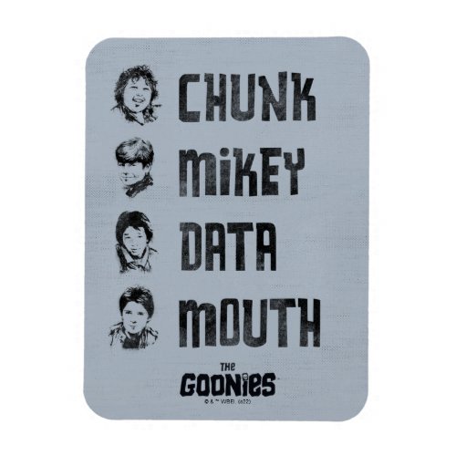 The Goonies  Chunk Mikey Data Mouth Magnet