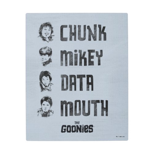 The Goonies  Chunk Mikey Data Mouth Metal Print