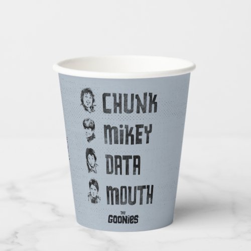 The Goonies  Chunk Mikey Data Mouth Paper Cups