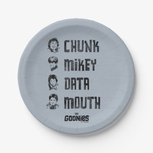 The Goonies  Chunk Mikey Data Mouth Paper Plates