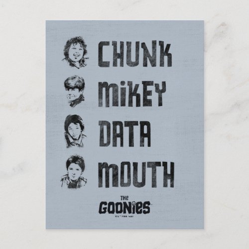 The Goonies | Chunk, Mikey, Data, Mouth
