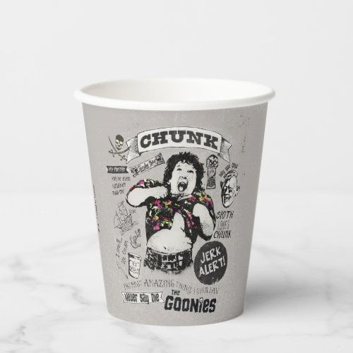 The Goonies Chunk Retro Collage Paper Cups