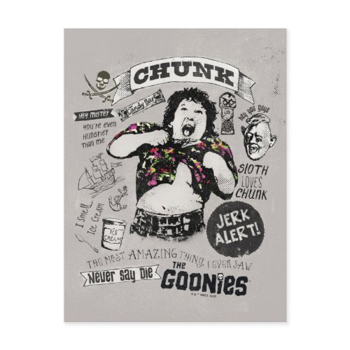 The Goonies Chunk Retro Collage