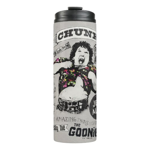 The Goonies Chunk Retro Collage Thermal Tumbler