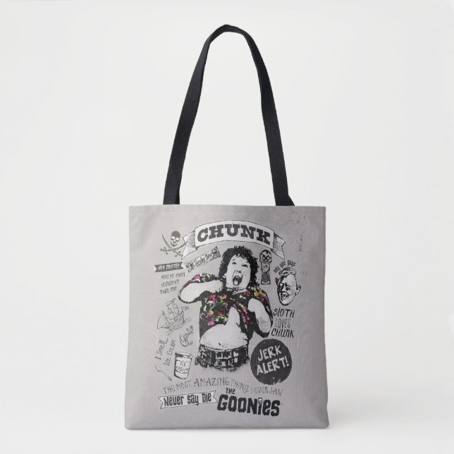 The Goonies Chunk Retro Collage Tote Bag (Front)