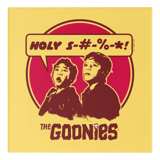 The Goonies Data Expletive Acrylic Print (Front)