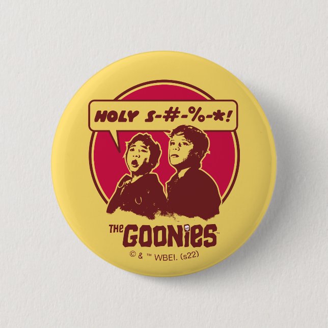 The Goonies Data Expletive Button (Front)