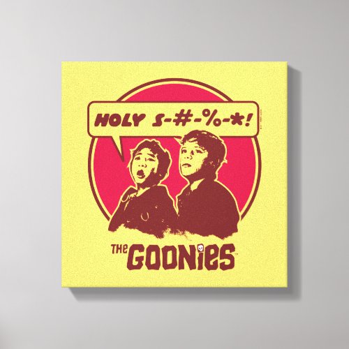 The Goonies Data Expletive Canvas Print