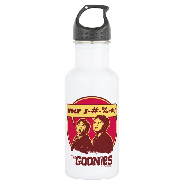 The Goonies Data Expletive Stainless Steel Water Bottle (Front)