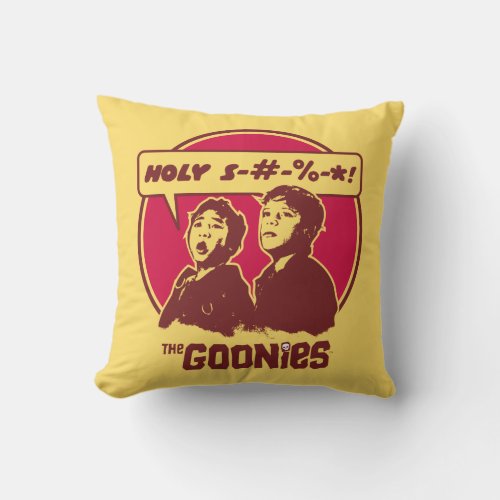 The Goonies Data Expletive Throw Pillow