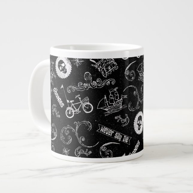 The Goonies Icons Pattern Giant Coffee Mug (Front Left)