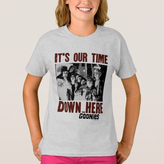 The Goonies "It's Our Time Down Here" T-Shirt (Front)