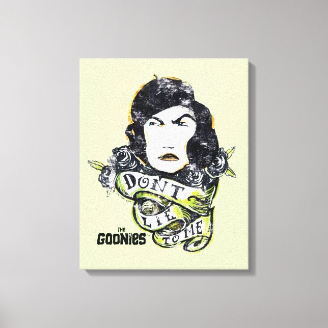 The Goonies Mama Fratelli "Don't Lie To Me" Canvas Print (Front)