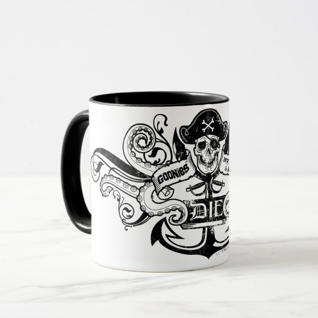 The Goonies "Never Say Die" Pirate Anchor Badge Mug (Front Left)