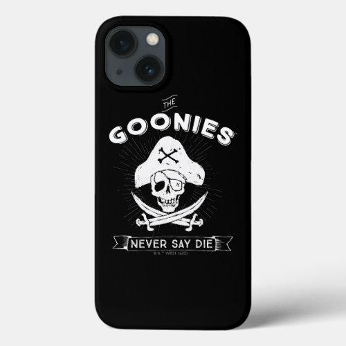 The Goonies Never Say Die Pirate Badge iPhone 13 Case