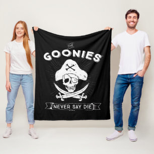 The Goonies "Never Say Die" Pirate Badge Fleece Blanket