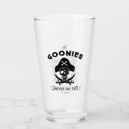 The Goonies Never Say Die Pirate Badge Glass