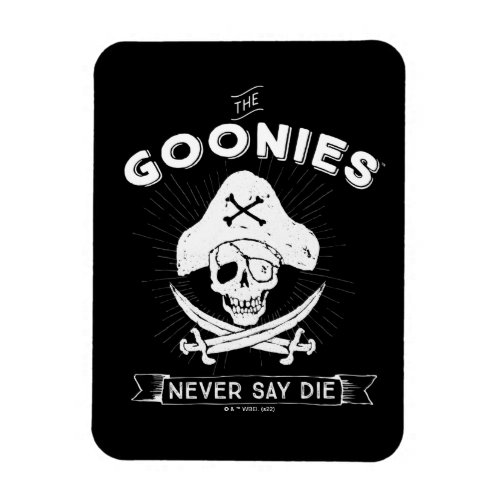 The Goonies Never Say Die Pirate Badge Magnet