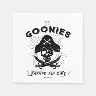 The Goonies "Never Say Die" Pirate Badge Napkins