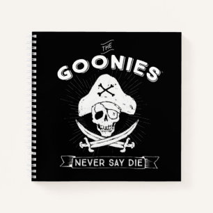 The Goonies "Never Say Die" Pirate Badge Notebook