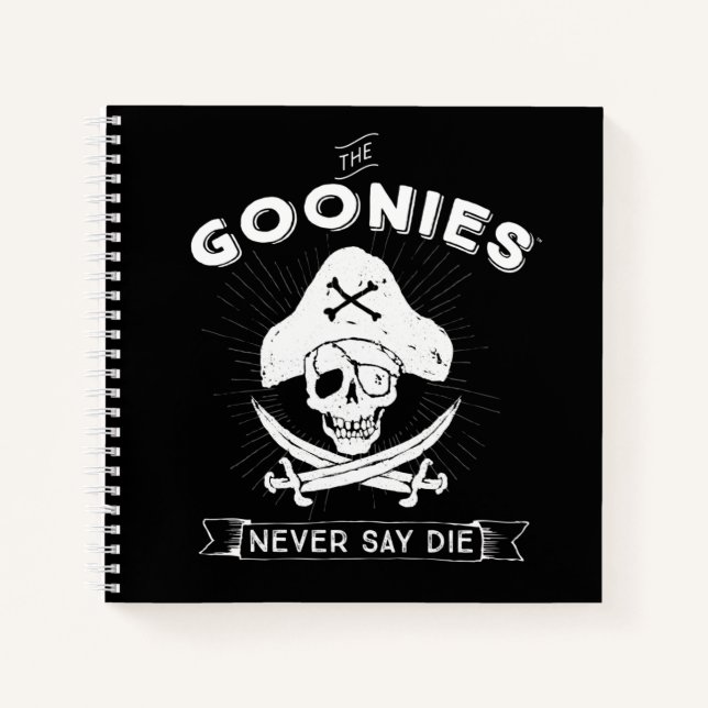 The Goonies "Never Say Die" Pirate Badge Notebook (Front)
