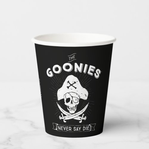 The Goonies Never Say Die Pirate Badge Paper Cups