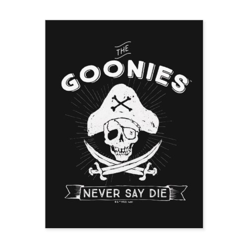 The Goonies "Never Say Die" Pirate Badge