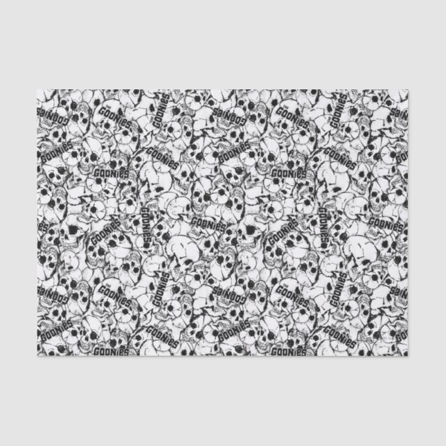 The Goonies One-Eyed Willy Skull Pattern Tissue Paper (Front)