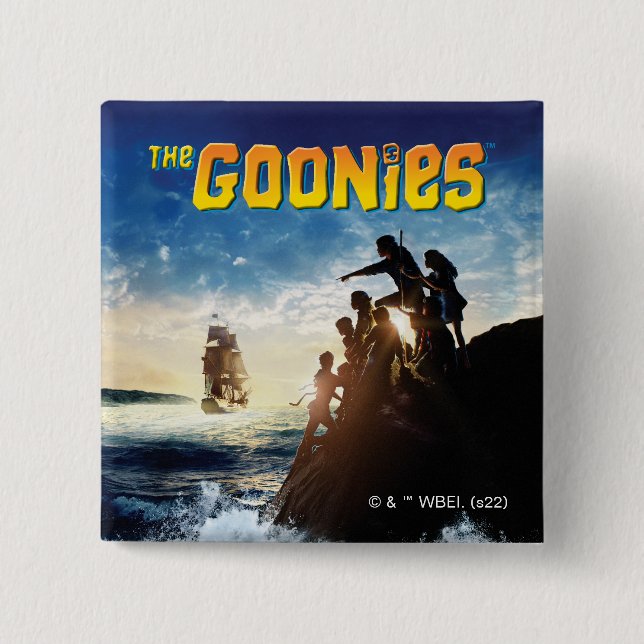 The Goonies Pirate Ship Theatrical Art Button (Front)
