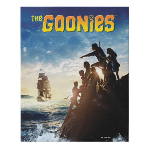 The Goonies Pirate Ship Theatrical Art Faux Canvas Print