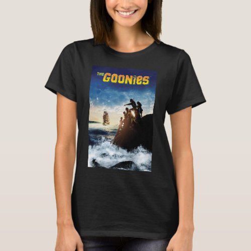 The Goonies Pirate Ship Theatrical Art T_Shirt