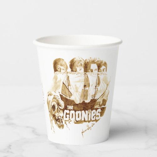 The Goonies Pirate Ship Watercolor Graphic Paper Cups