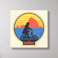 The Goonies Retro Mikey Riding Bike Graphic