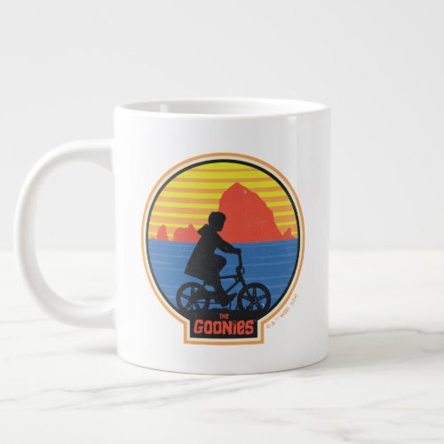 The Goonies Retro Mikey Riding Bike Graphic Giant Coffee Mug