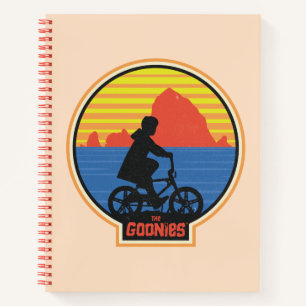 The Goonies Retro Mikey Riding Bike Graphic Notebook