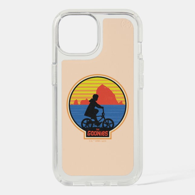 The Goonies Retro Mikey Riding Bike Graphic Speck iPhone Case (Front)