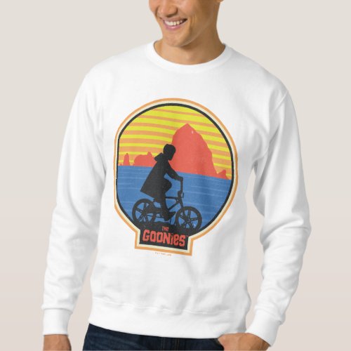 The Goonies Retro Mikey Riding Bike Graphic