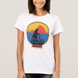 The Goonies Retro Mikey Riding Bike Graphic T-Shirt