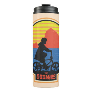 The Goonies Retro Mikey Riding Bike Graphic Thermal Tumbler