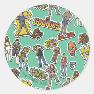 The Goonies Retro Sticker Pattern