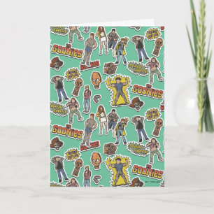 The Goonies Retro Sticker Pattern Card