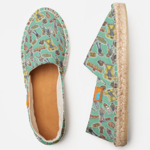 The Goonies Retro Sticker Pattern Espadrilles