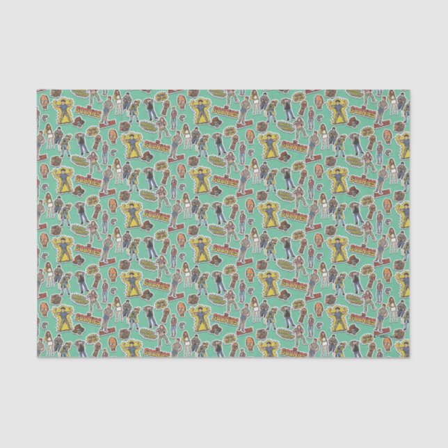 The Goonies Retro Sticker Pattern Tissue Paper (Front)