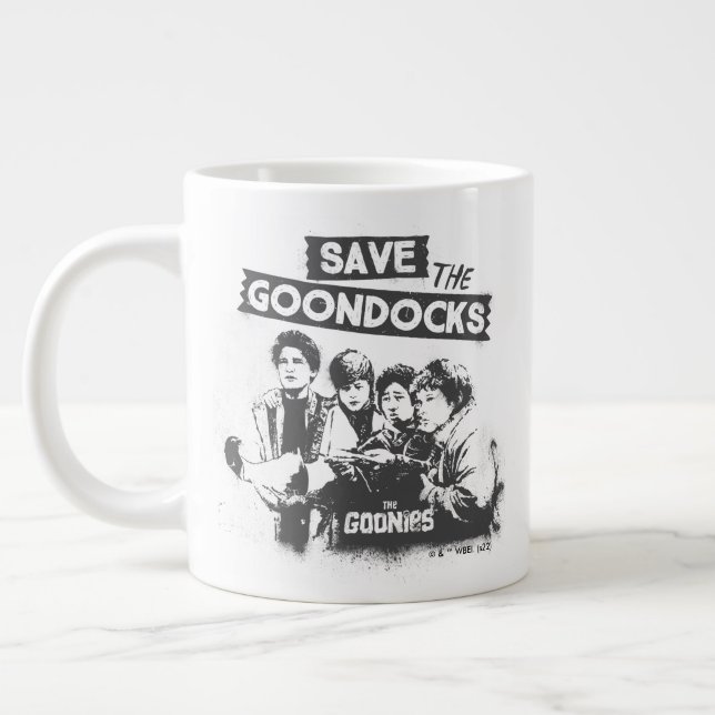 The Goonies "Save The Goon Docks" Giant Coffee Mug (Left)